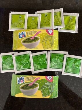 Baby Alive Doll Food New 10 packages